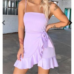 Lilac purple dress